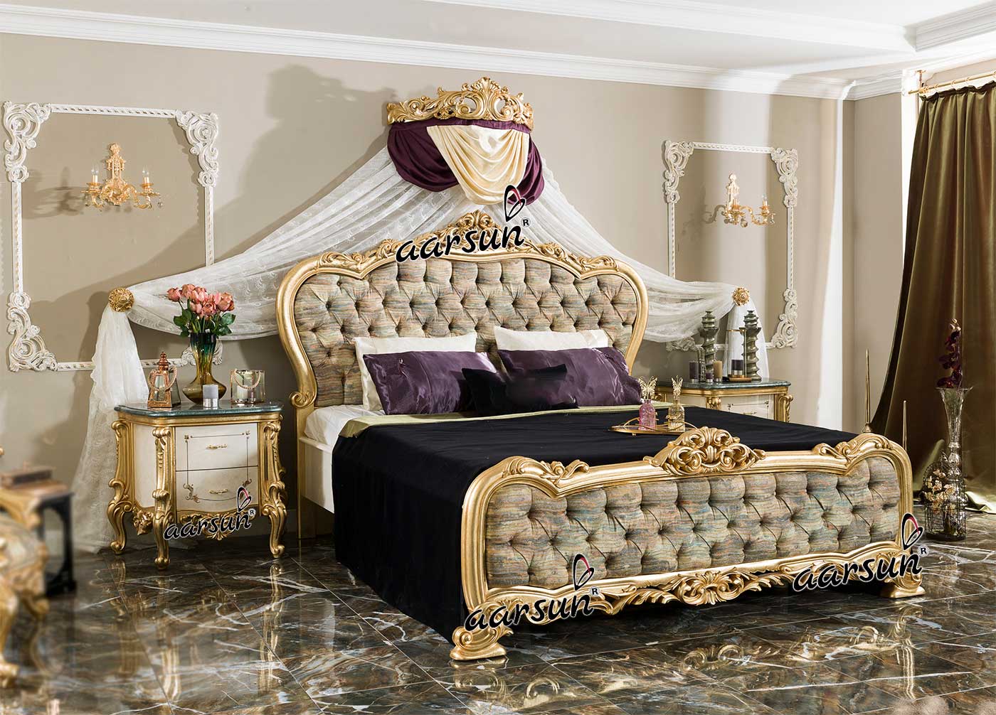 Luxury bedroom interior
